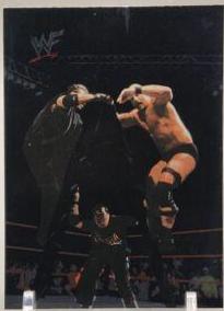 Stone Cold Steve Austin, Shane McMahon, Vince McMahon #65 Wrestling Cards 2000 WWF No Mercy