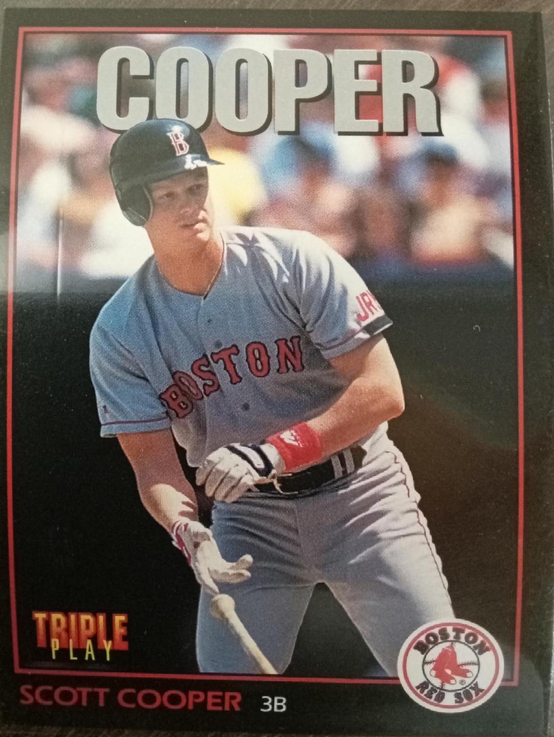 Scott Cooper #25 Baseball Cards 1993 Panini Donruss Triple Play