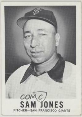 Sam Jones #14 Baseball Cards 1960 Leaf