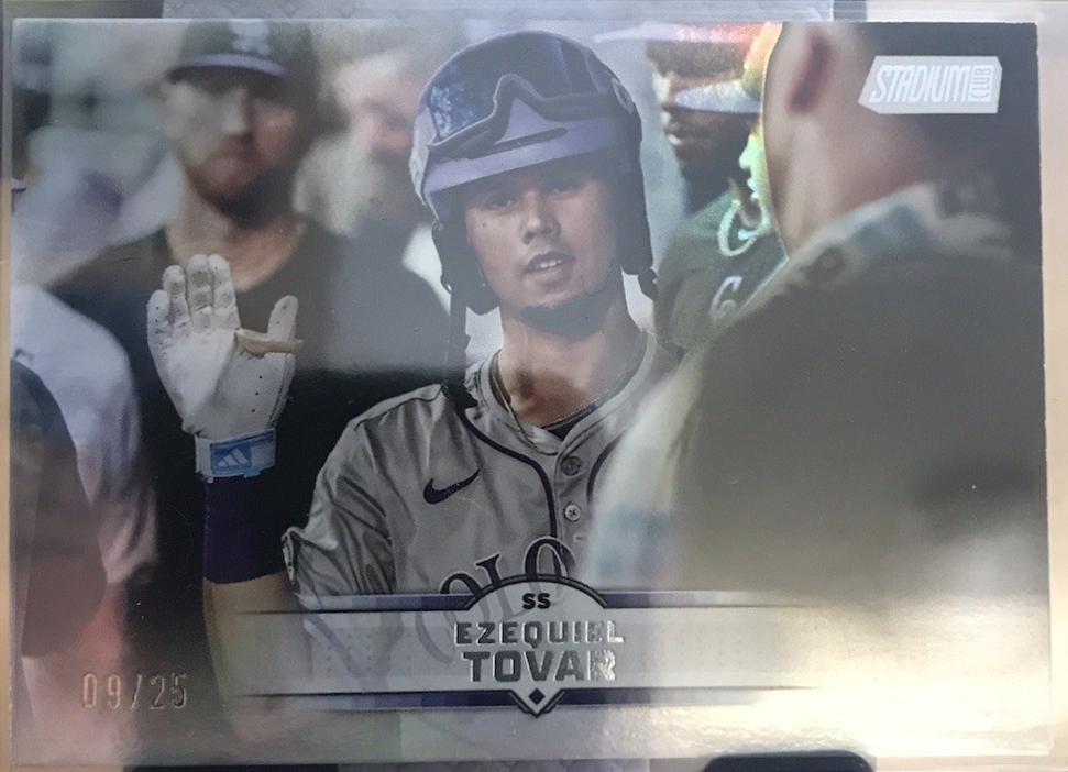 Ezequiel Tovar #68 2025 Topps Stadium Club Baseball