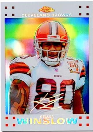Kellen Winslow [White Refractor] #TC87
