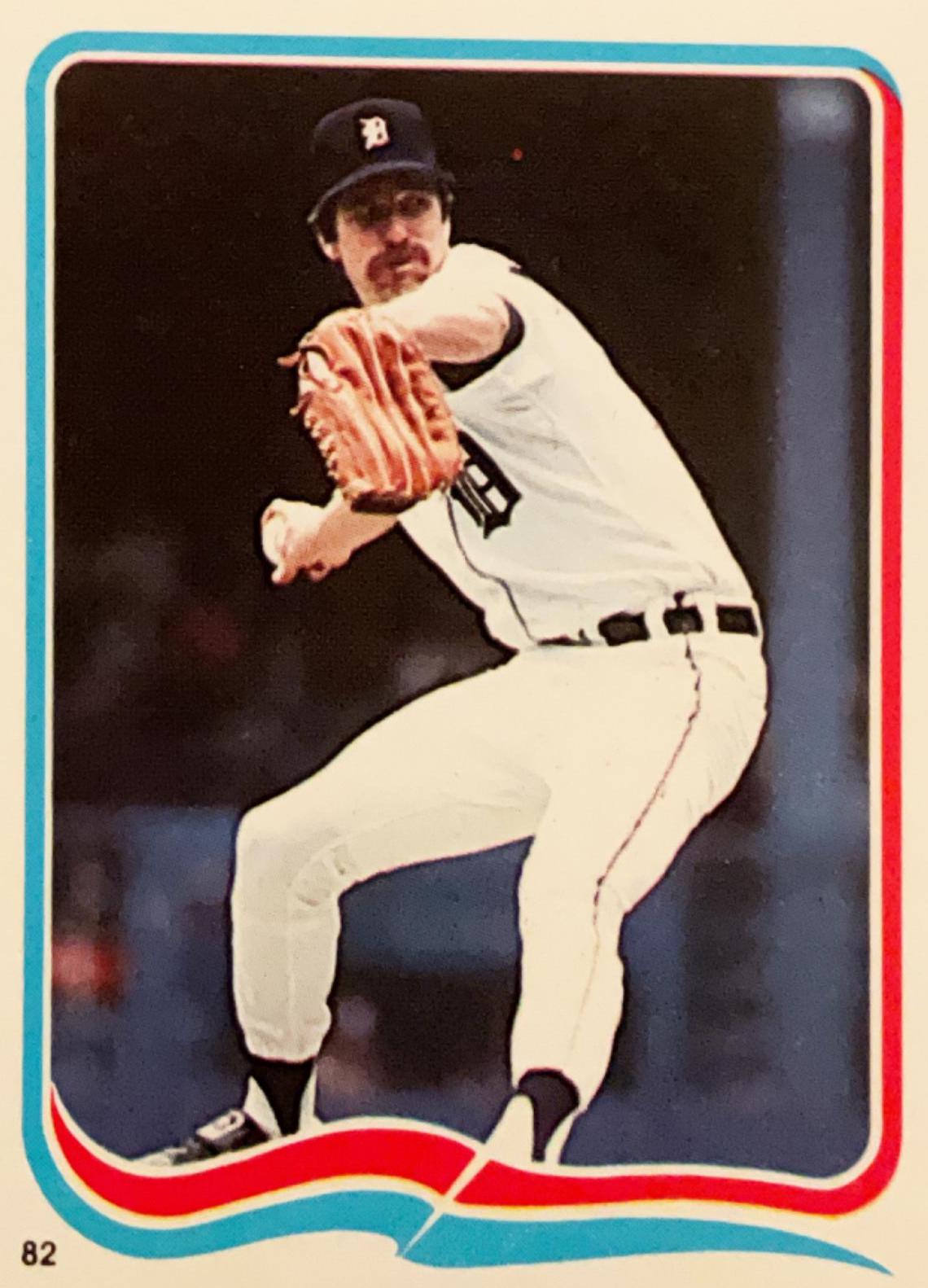 Jack Morris #82 1985 Fleer Star Stickers Baseball