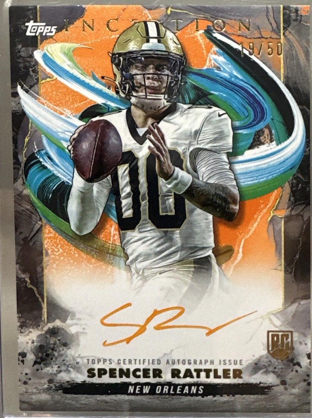Spencer Rattler [Orange] #RA-SR Prices | 2024 Topps Inception Rookie ...