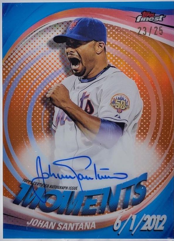 Johan Santana [Orange Refractor] #FMA-JSA