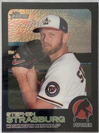 Stephen Strasburg [Chrome Black Border Refractor] #139
