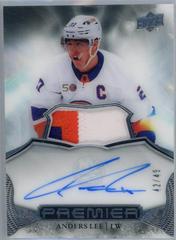 Anders Lee #AV-LE Hockey Cards 2022 Upper Deck Premier Acetate Auto Patch Prices