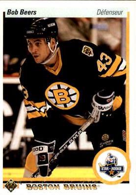 Bob Beers #125 Hockey Cards 1990 Upper Deck French