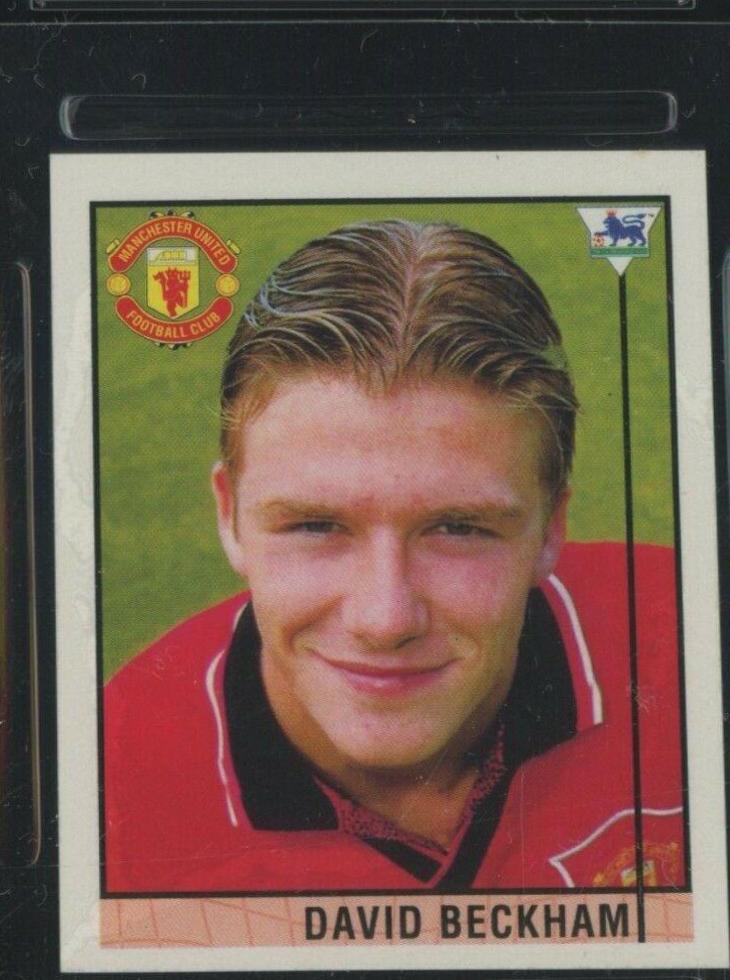 David Beckham #40 Soccer Cards 1995 Merlin's Premier League Sticker