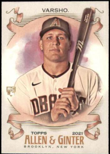 Daulton Varsho #110 Baseball Cards 2021 Topps Allen & Ginter