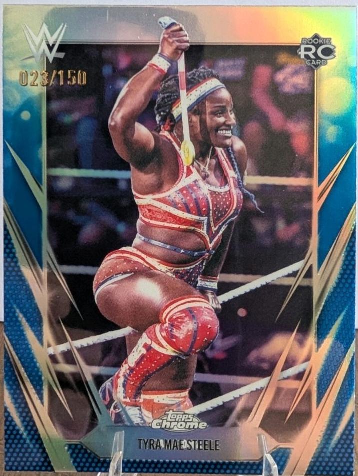Tyra Mae Steele [Blue Refractor] #144