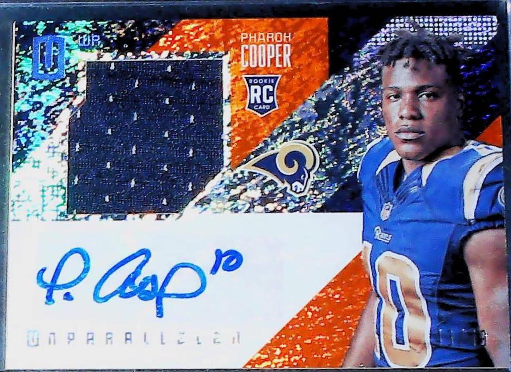 Pharoh Cooper #225 Football Cards 2016 Panini Unparalleled Rookie Materials