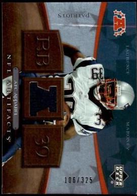 Laurence Maroney #AFC-LM Football Cards 2007 Upper Deck Artifacts AFC Apparel