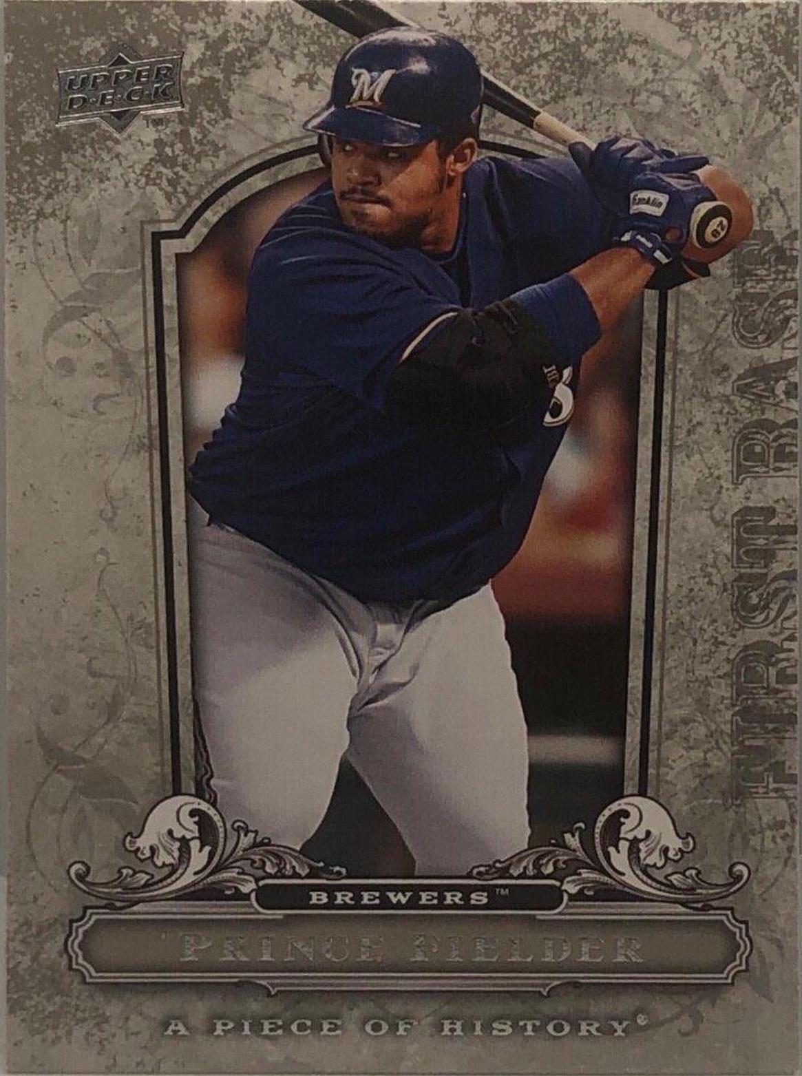 Prince Fielder #54 Baseball Cards 2008 Upper Deck Piece of History