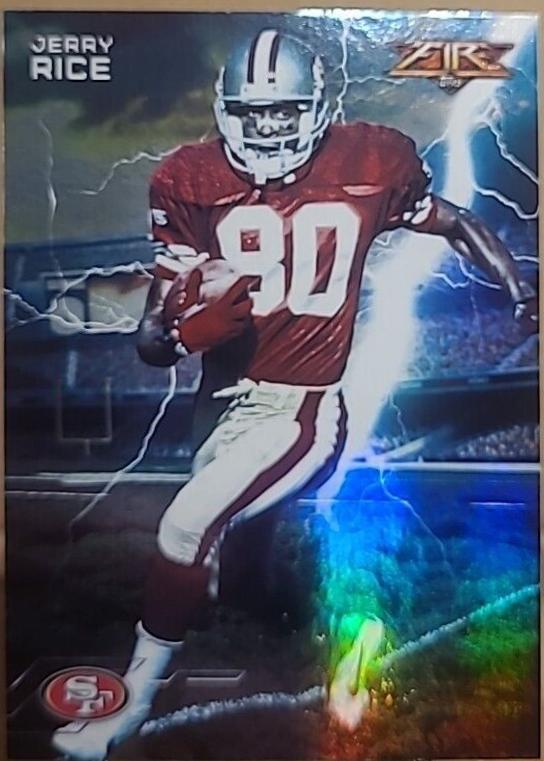 Jerry Rice #FON-JR Football Cards 2015 Topps Fire Forces of Nature