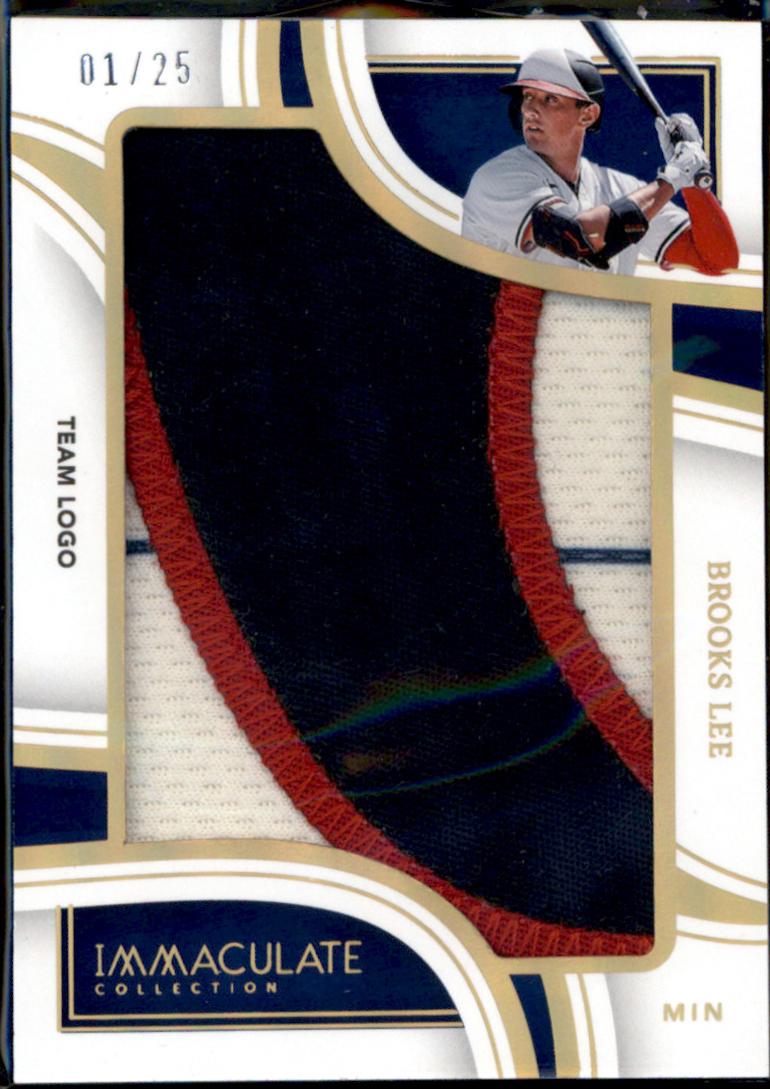 Brooks Lee #46 Baseball Cards 2023 Panini Immaculate Jumbo Team Logo