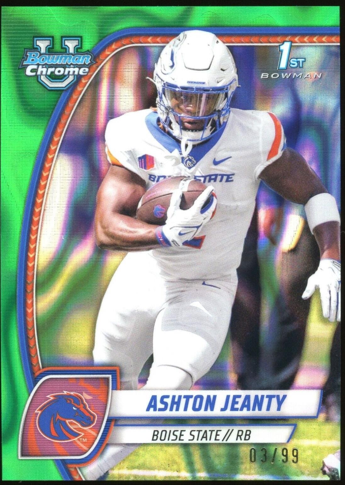 Ashton Jeanty [Green Lava Refractor] #17