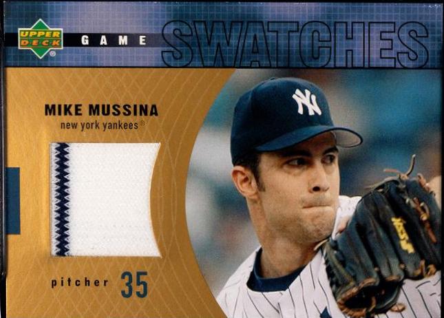 Mike Mussina #HJ-MM Baseball Cards 2003 Upper Deck Game Swatches