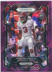 Terrion Arnold [Purple Ice] #116 Football Cards 2024 Panini Prizm Draft Picks Prices