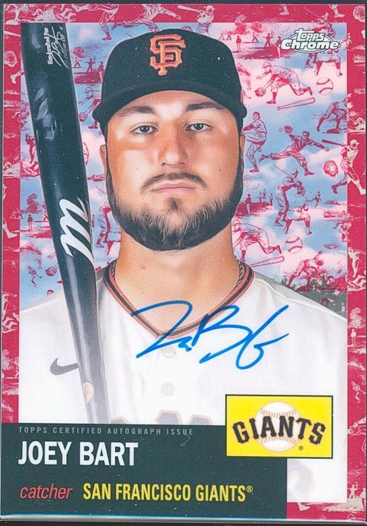 Joey Bart [Red Refractor] #CPA-JBT