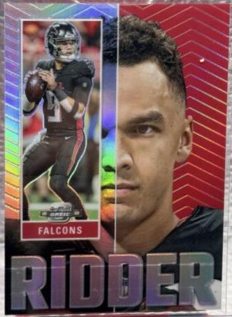 Desmond Ridder #5 Football Cards 2023 Panini Contenders Optic Splitting Image
