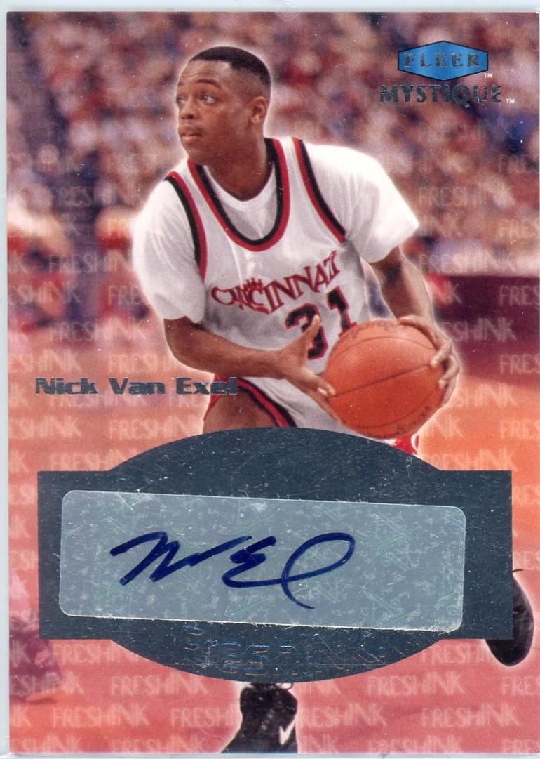 Nick Van Exel #MFI-NV 2012 Fleer Retro Mystique Fresh Ink Basketball