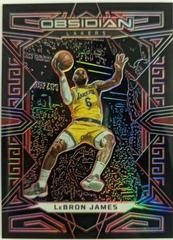 LeBron James [Red] #36 Prices | 2022 Panini Obsidian