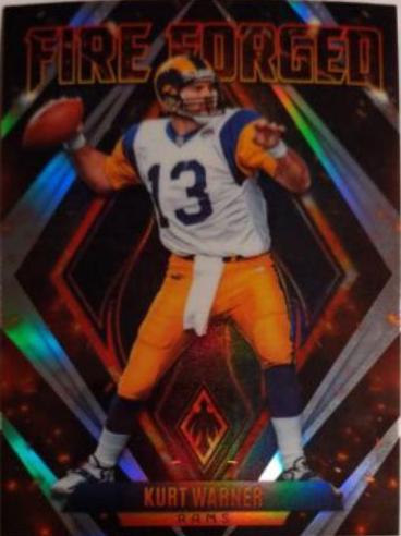 Kurt Warner #FF-2 Football Cards 2022 Panini Phoenix Fire Forged