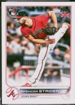 Spencer Strider #70 Baseball Cards 2022 Topps UK Edition