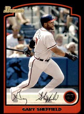 Gary Sheffield #3 Baseball Cards 2003 Bowman