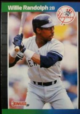 Willie Randolph #395 Baseball Cards 1989 Donruss