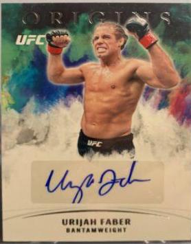 Urijah Faber #OA-UFB Ufc Cards 2022 Panini Chronicles UFC Origins Autographs