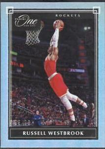 Russell Westbrook #8 Basketball Cards 2019 Panini One and One