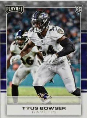 Tyus Bowser #269 Football Cards 2017 Panini Playoff