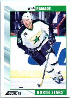 Rob Ramage #351 Hockey Cards 1992 Score