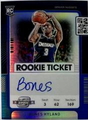 Bones Hyland [Autograph Blue] #131 Prices | 2021 Panini Contenders