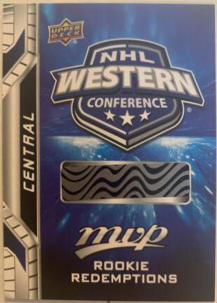 Central Division #R3 Hockey Cards 2022 Upper Deck MVP Rookie Redemptions