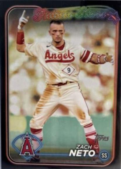 Zach Neto [Black] (2024 Topps)