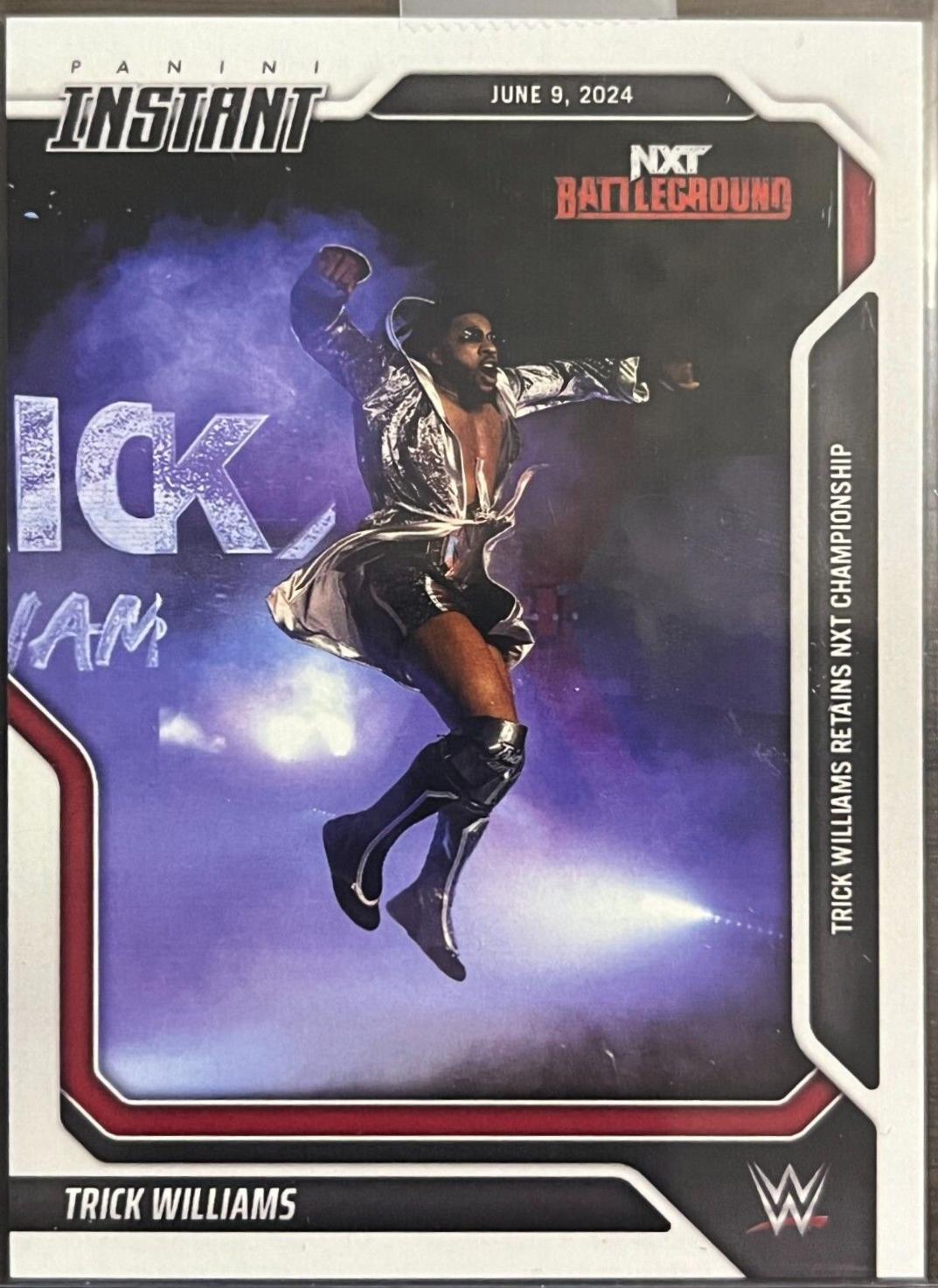 Trick Williams #37 Wrestling Cards 2024 Panini Instant WWE