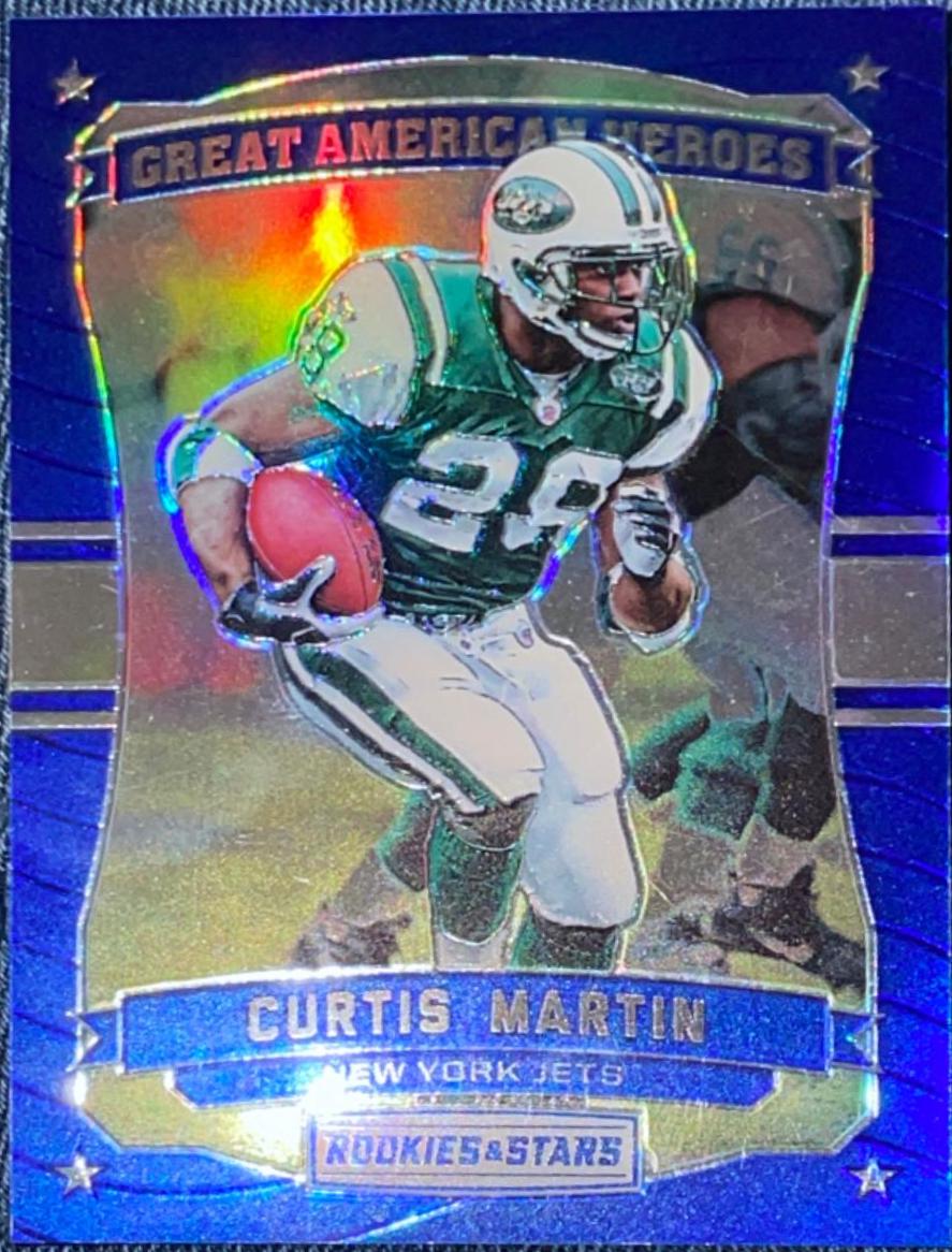 curtis martin #26 Football Cards 2016 Panini Rookies & Stars Great American Heroes