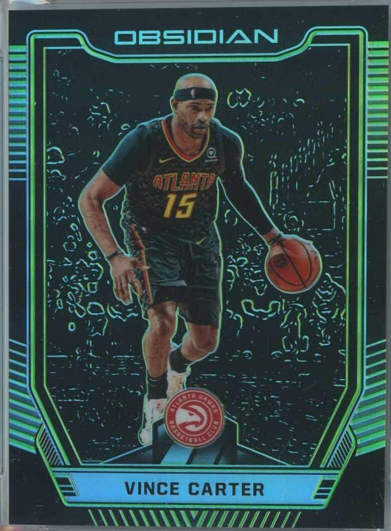 Vince Carter #3 Basketball Cards 2018 Panini Obsidian