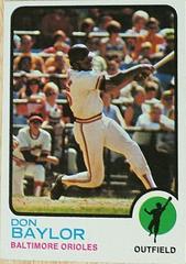 Don Baylor #384 Baseball Cards 1973 Topps Prices