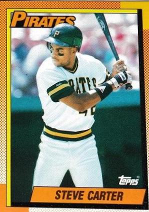 Steve Carter #482 Baseball Cards 1990 Topps
