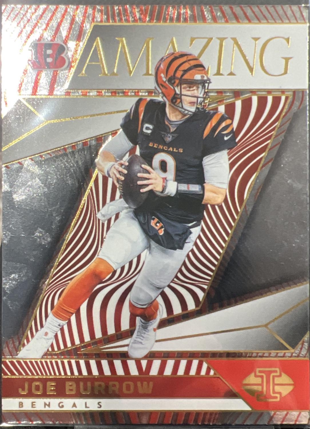 Joe Burrow #9 Football Cards 2024 Panini Illusions Amazing