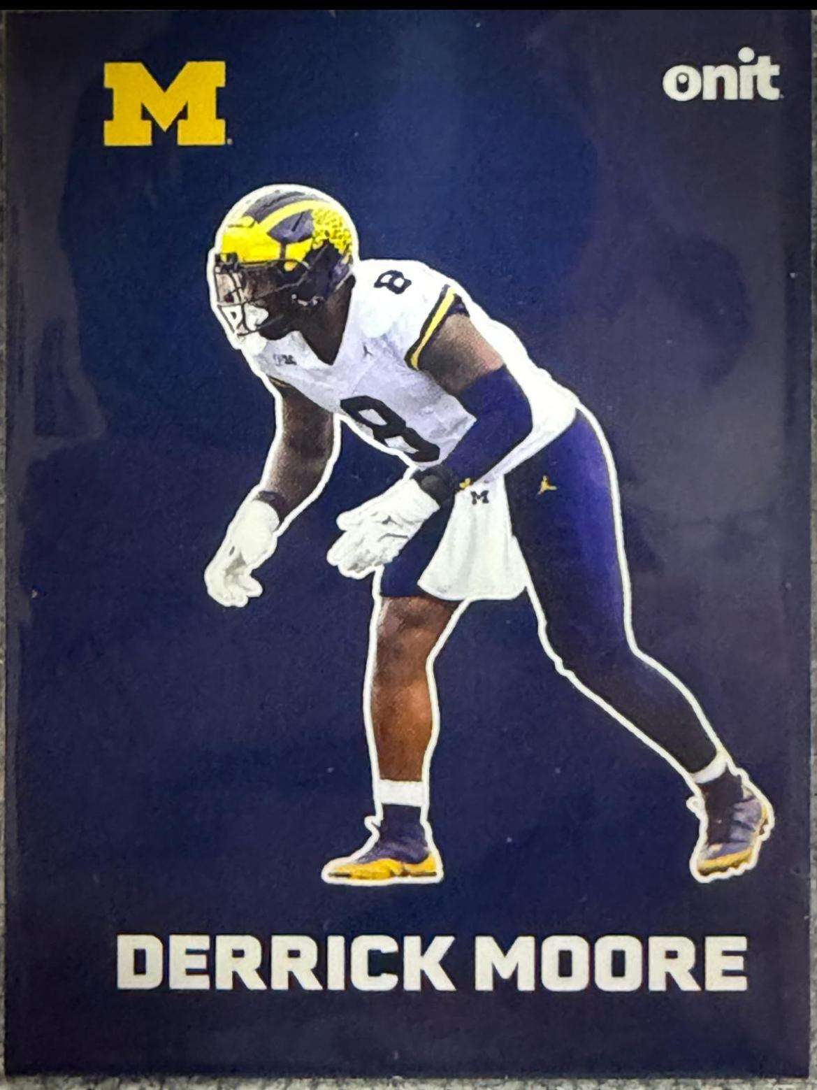 Derrick Moore #F-4 2025 Onit Athlete Michigan Fusion Football