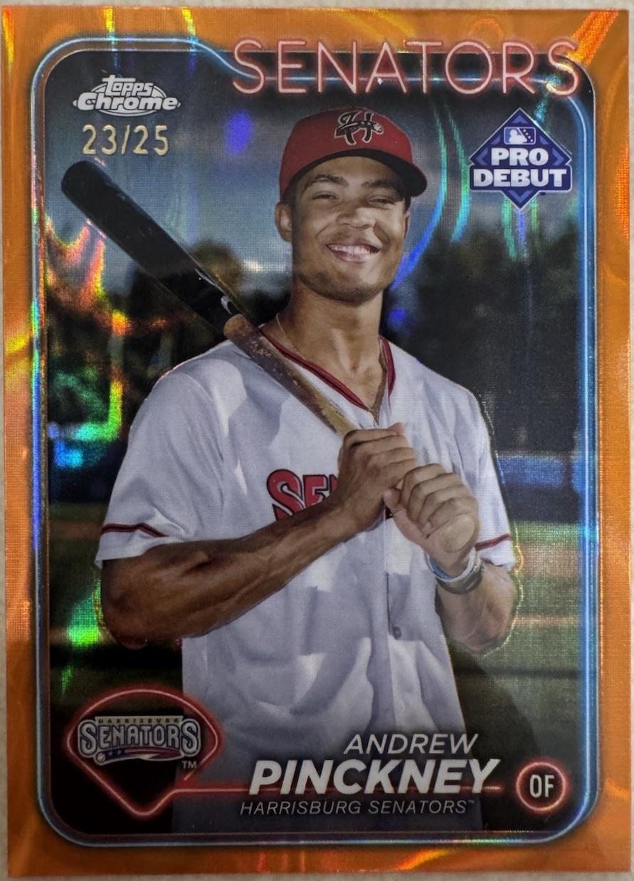 Andrew Pinckney [Orange Lava Refractor] #PDC-117