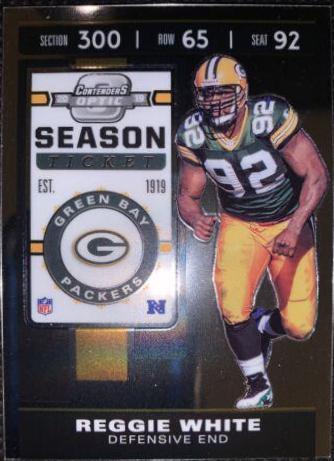 Reggie White #2 Football Cards 2019 Panini Contenders Optic