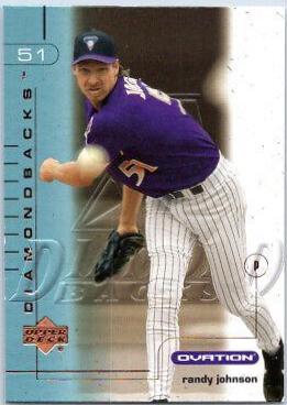 Randy Johnson #40 Baseball Cards 2002 Upper Deck Ovation