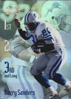 Barry Sanders #17 Football Cards 1996 Summit Third and Long