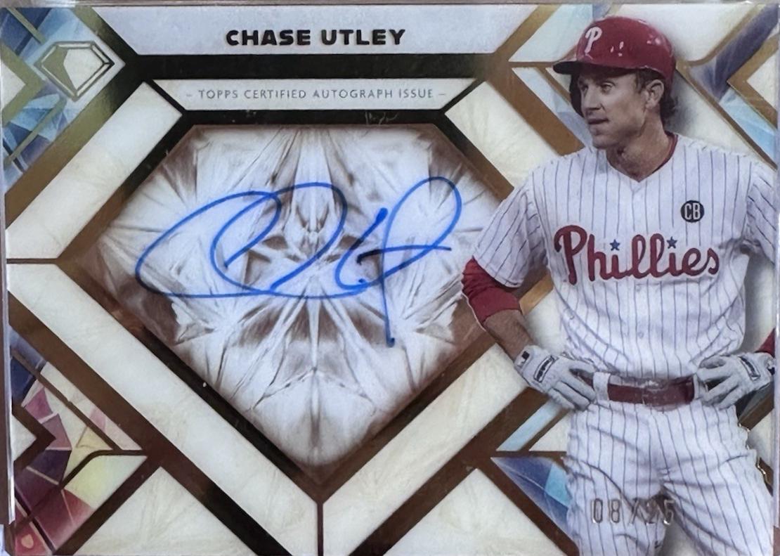 Chase Utley #ITDA-CU 2024 Topps Diamond Icons Baseball Icons of the Diamond Autographs