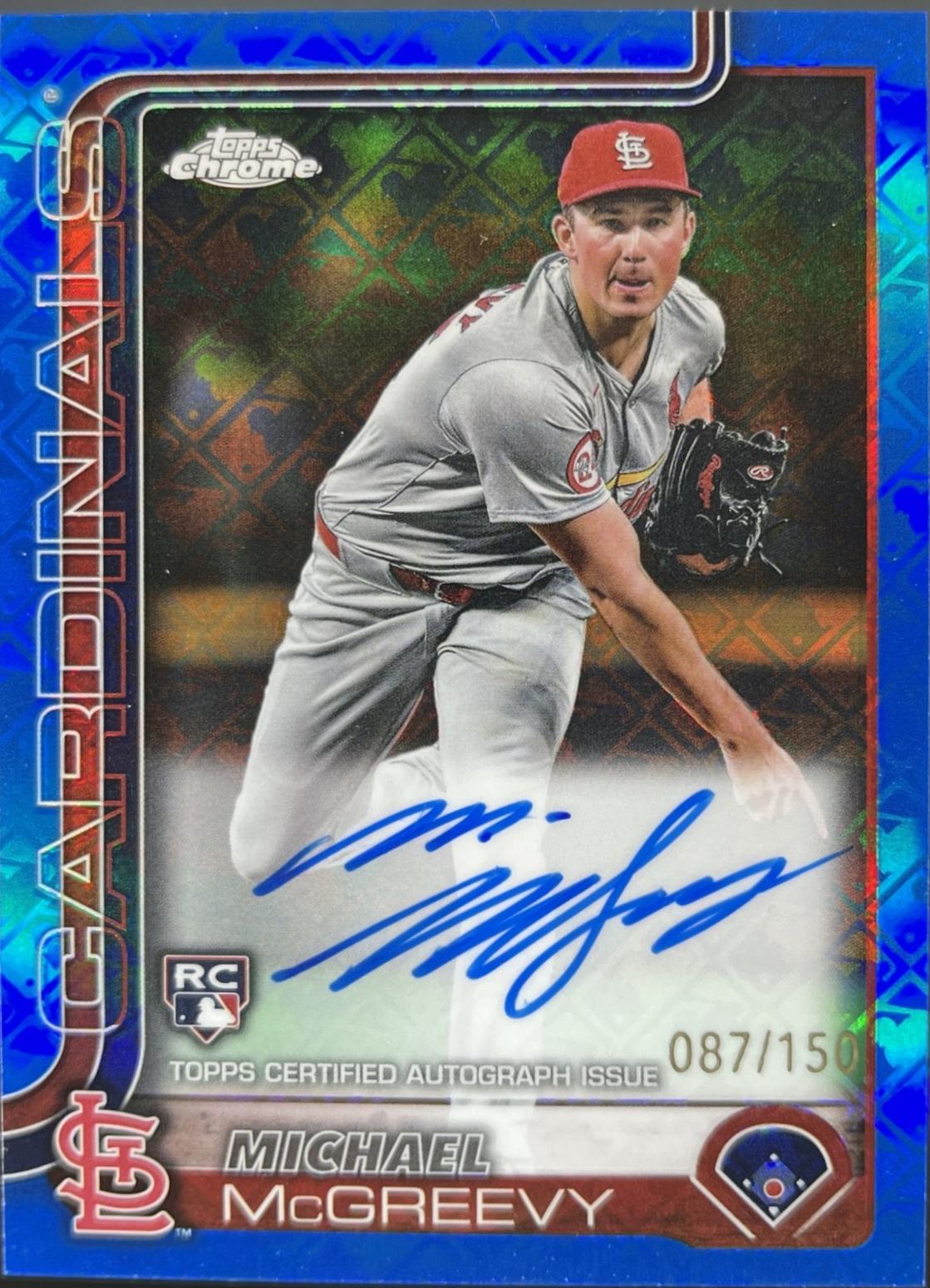 Michael McGreevy [Blue Refractor] #RA-MMC
